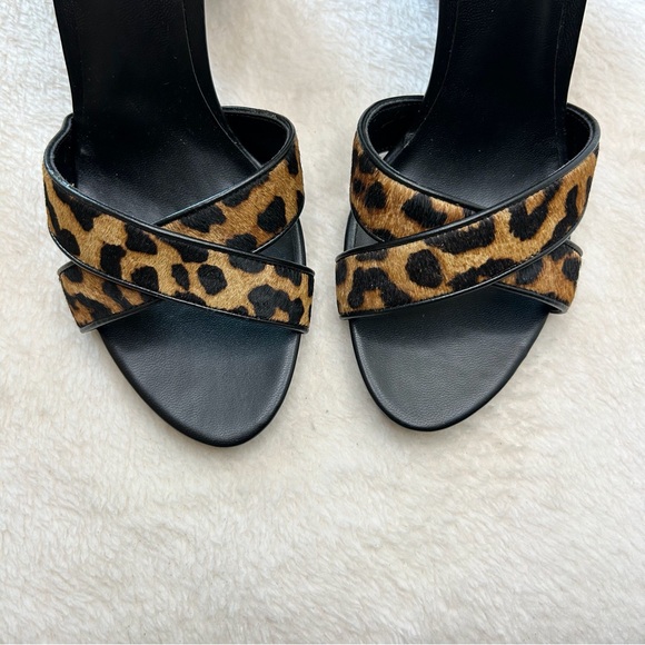 Kenneth Cole Leopard Fur Sandals - Picture 4 of 9